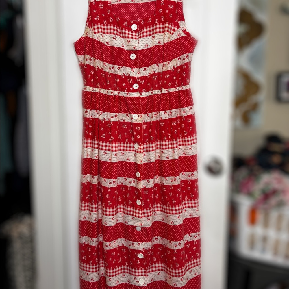 Vintage Sears button up dress